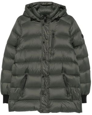 SERGIO MORETTI FIRENZE Hooded Padded Coat - Grey