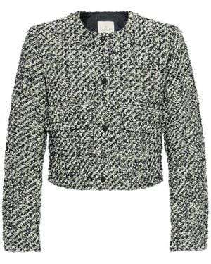 Moncler Dauphin Tweed Jacket - Black