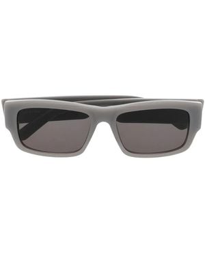 Balenciaga Rectangle-Frame Sunglasses - Grey
