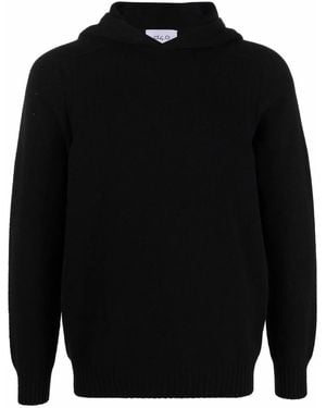 D4.0 Hoodie Aus Wolle - Schwarz