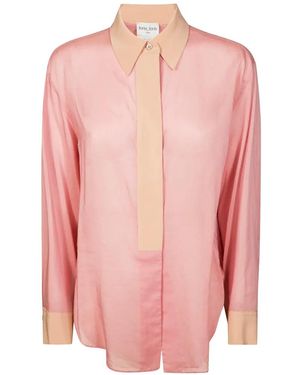 forte_forte Collared Shirt - Pink
