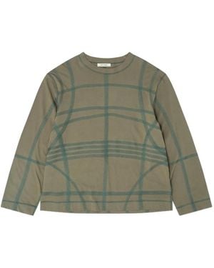 Craig Green Grid Long-Sleeve T-Shirt - Green