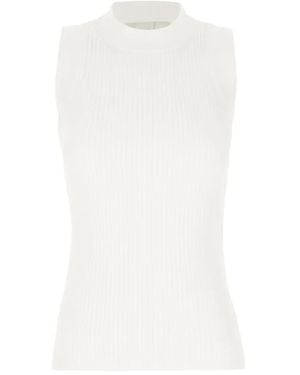 Sportmax リブニット トップ - ホワイト