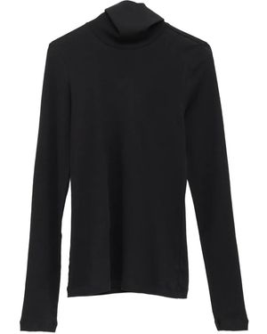 Flore Flore Turtleneck long-sleeve sweater - Negro