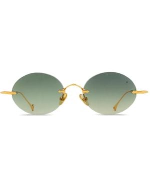 Eyepetizer Wilmot Round-Frame Sunglasses - Green