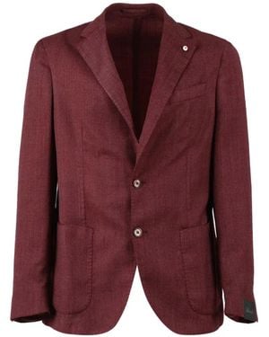Brando Single-Breasted Blazer - Purple