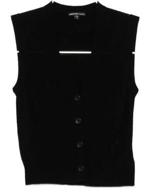 James Perse Gilet Con Bottoni - Nero