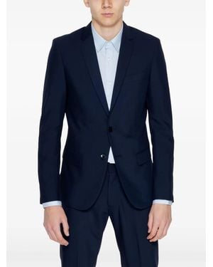 Antony Morato Single-Breasted Suit - Blue