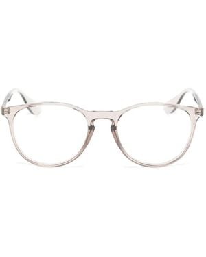Ray-Ban Lunettes De Soleil Erika À Monture Ronde - Natural