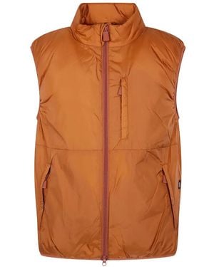 Aspesi Jil Padded High-Neck Gilet - Orange