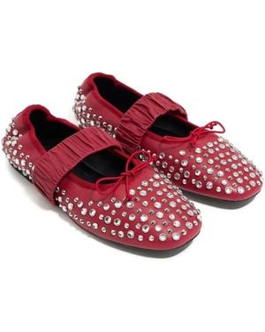 Bimba Y Lola Bailarinas con apliques - Rojo