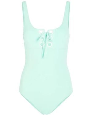 Melissa Odabash London Scoop-Neck Swimsuit - Blue