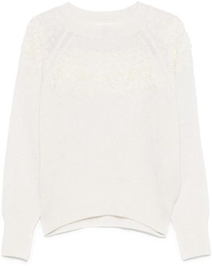 Ermanno Scervino 3dディテール セーター - ホワイト
