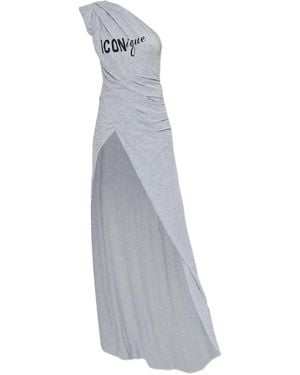 DSquared² Dress With Print - Gray