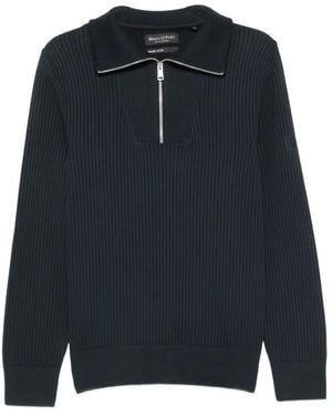 Marc O' Polo Half-Zip Jumper - Blue