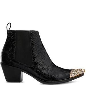 Giuseppe Zanotti Jewelry Texano Bootie - Black