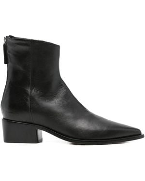 Pomme D ́Or Bottines À Bout Pointu - Noir