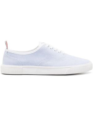 Thom Browne Heritage Canvas Trainers - White