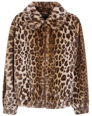 MC2 Saint Barth "Aveline Fur" Jacket - Brown
