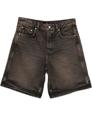 Represent Classic Denim Shorts - Grey