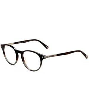 Chopard Tortoise-Shell Round-Frame Glasses - White