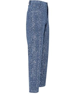 Charles Jeffrey Jeans Con Paillettes - Blu