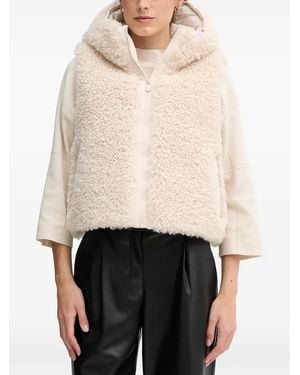 Save The Duck Ayla Hooded Fleece Jacket - White