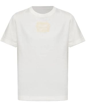 McQueen Camiseta Con Parche Del Logo - Blanco