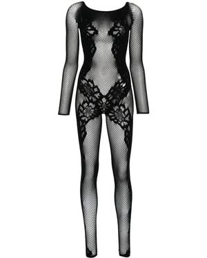 Wolford Lace Tatto ジャンプスーツ - ブラック