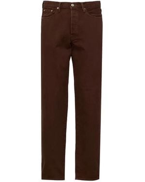 Edwin Five-Pocket Loose-Fit Jeans - Brown
