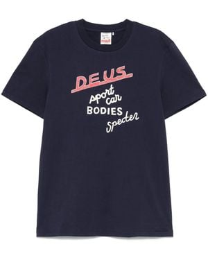 Deus Ex Machina X Specter Design Workshop T-Shirt - Blue