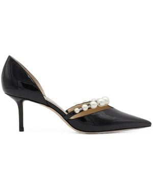 Jimmy Choo Aurelie Pearl-Embellished Court Shoes - Black