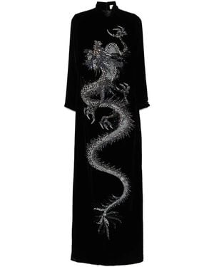 The New Arrivals Ilkyaz Ozel Catroux Gown - Black
