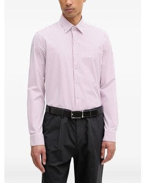 Michael Kors Chemise À Rayures Verticales - White