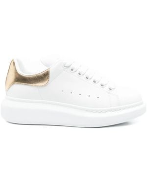 McQueen Oversized leather sneakers - Weiß