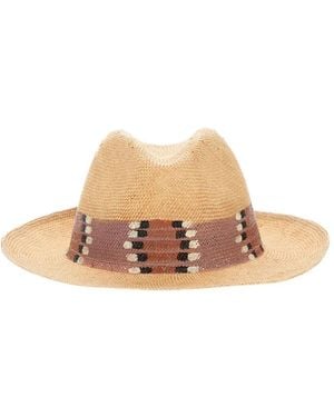 Exquisite J Sombrero de ala ancha - Neutro