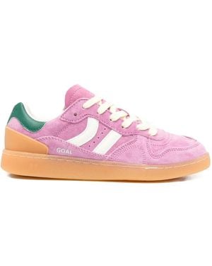 Coolway Goal Suede Sneakers - Pink