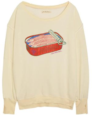 Free People Pullover Mit Print - Weiß