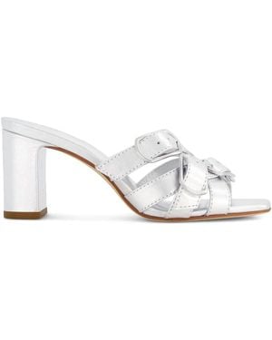 Bernardo 1946 76Mm Bea Strappy Sandals - White