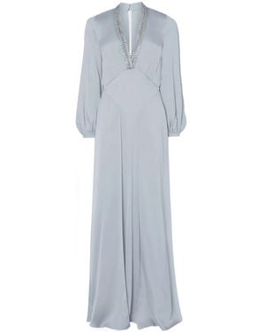 Temperley London Nina マキシドレス - グレー
