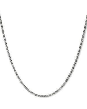 John Hardy Curb-Chain Necklace - White