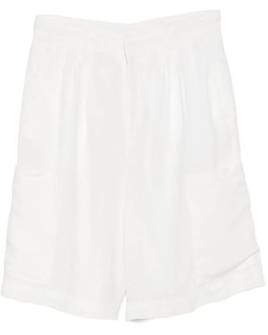 Costumein Patch-Pockets Shorts - White
