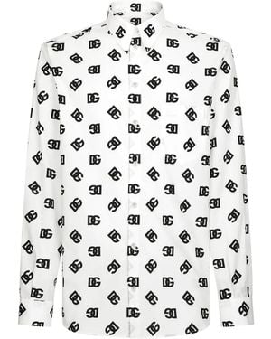 Dolce & Gabbana Lässiges Hemd - Weiß