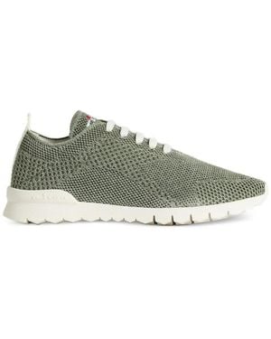 Kiton Fits Cotton Trainers - Green