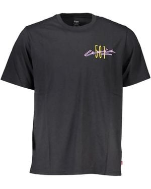 Levi's 501 Logo-Print T-Shirt - Black
