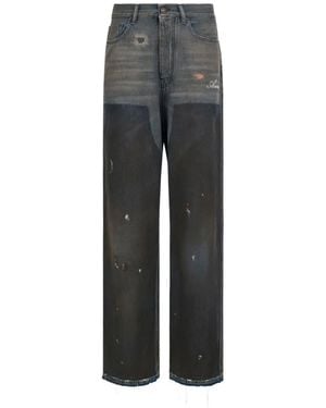 Amiri Bones Baggy Jeans - Gray