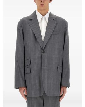 Helmut Lang Virgin Wool Jacket - Gray