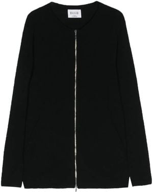 Wolford Vest Van Merinowol - Zwart