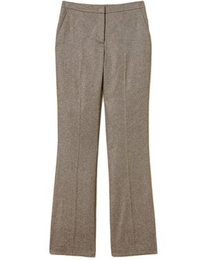 Twinset Pantaloni Svasati - Grigio