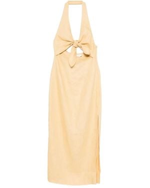 SIR. Carlotta Midi Dress - Natural